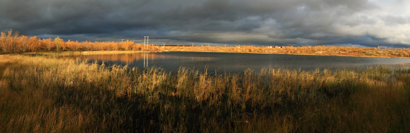 Jezero někde ve Finsku